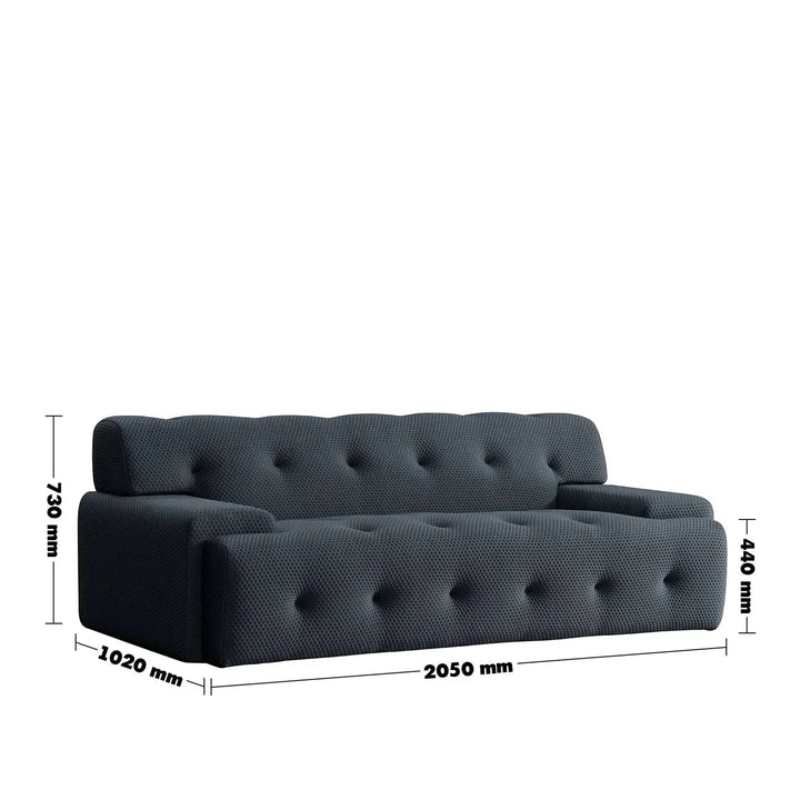 Contemporary fabric 2 seater sofa blogger size charts.