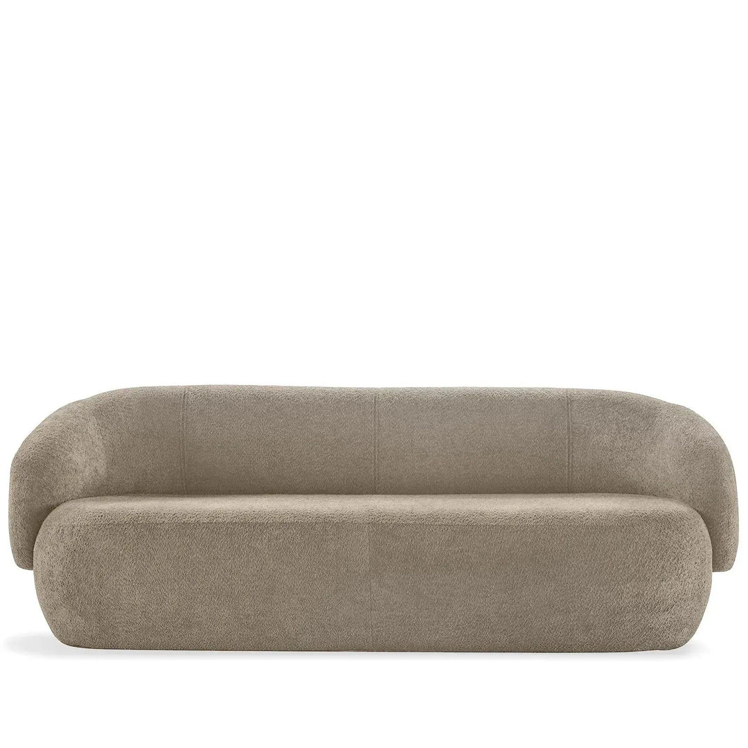 Cream fabric 3 seater sofa oslo in still life.