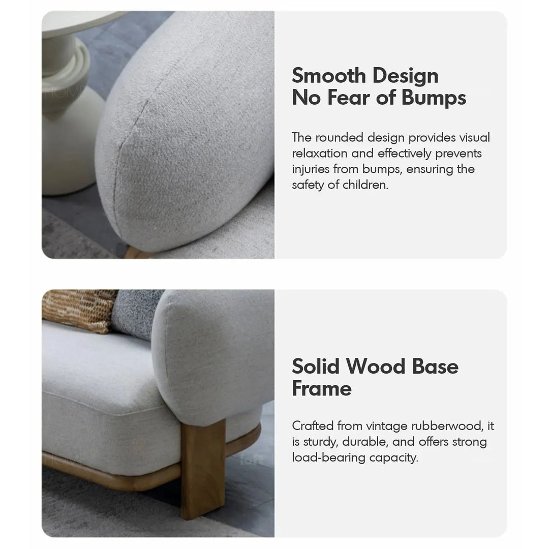 Scandinavian fabric 3 seater sofa waltz color swatches.