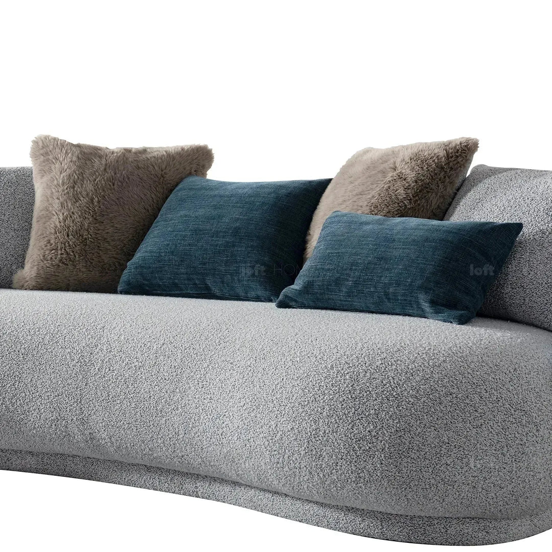 Cream fabric 4 seater sofa heritage situational feels.