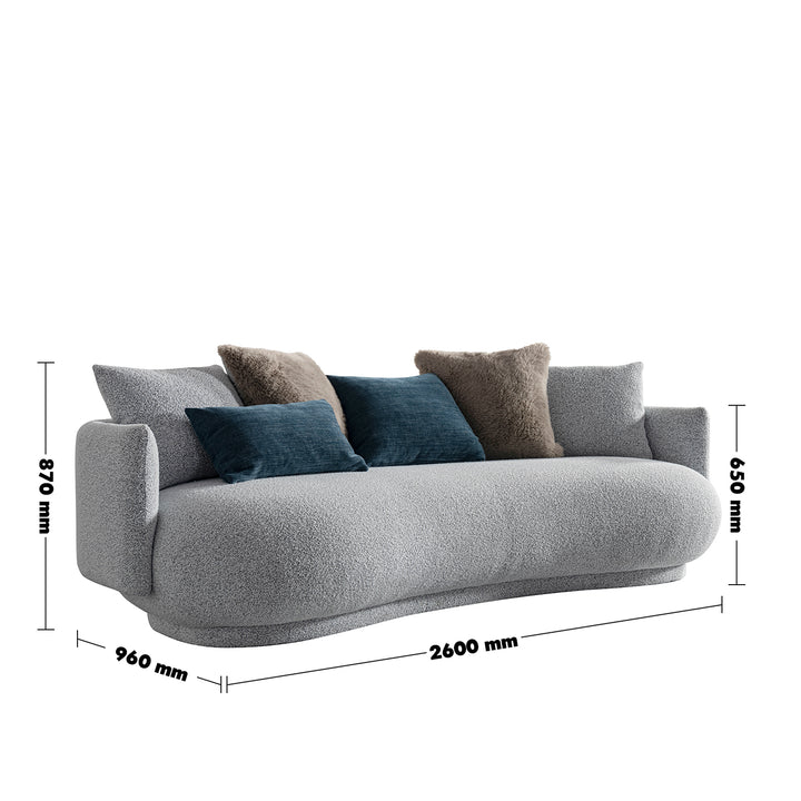 Cream fabric 4 seater sofa heritage size charts.