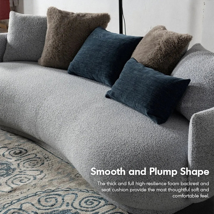 Cream fabric 4 seater sofa heritage color swatches.