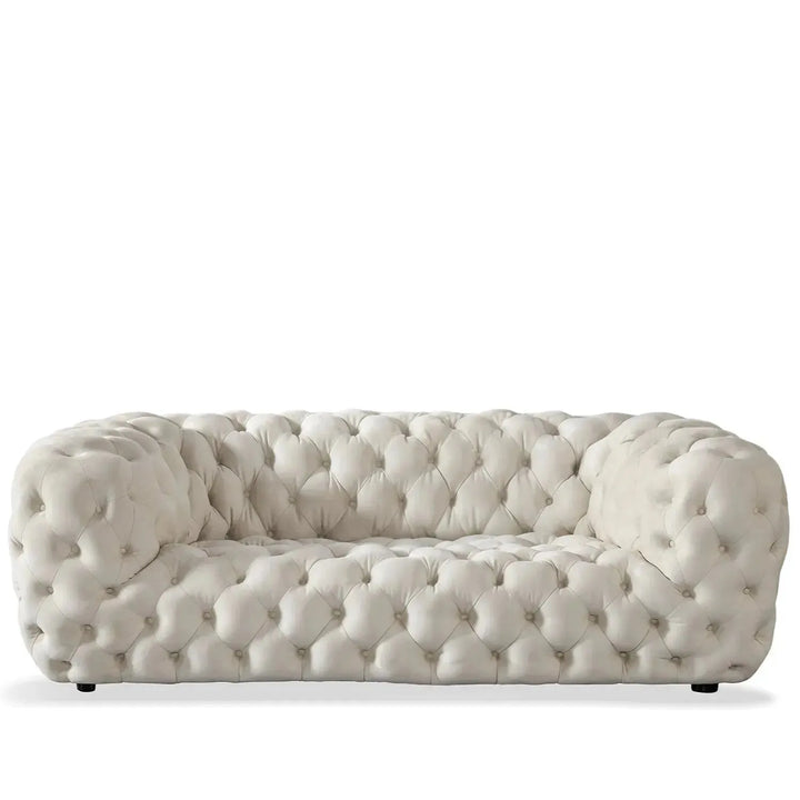 Vintage fabric 3 seater sofa mozart layered structure.
