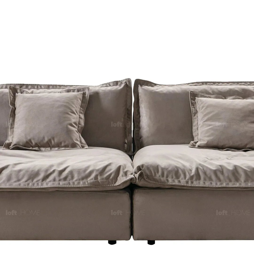 Contemporary fabric 5 seater sofa snuggle conceptual design.