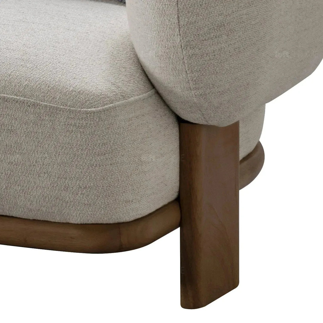 Scandinavian fabric 4 seater sofa waltz in still life.