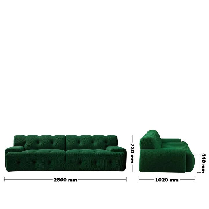 Contemporary fabric 4 seater sofa blogger size charts.