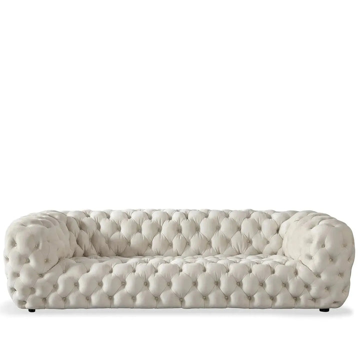 Vintage fabric 5 seater sofa mozart layered structure.
