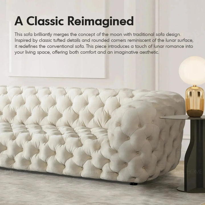 Vintage fabric 5 seater sofa mozart color swatches.
