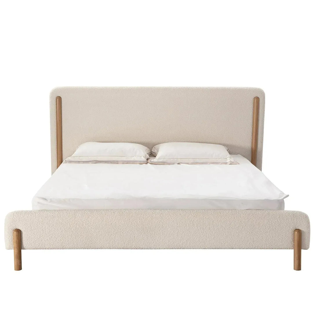 Scandinavian fabric bed snowfluff conceptual design.