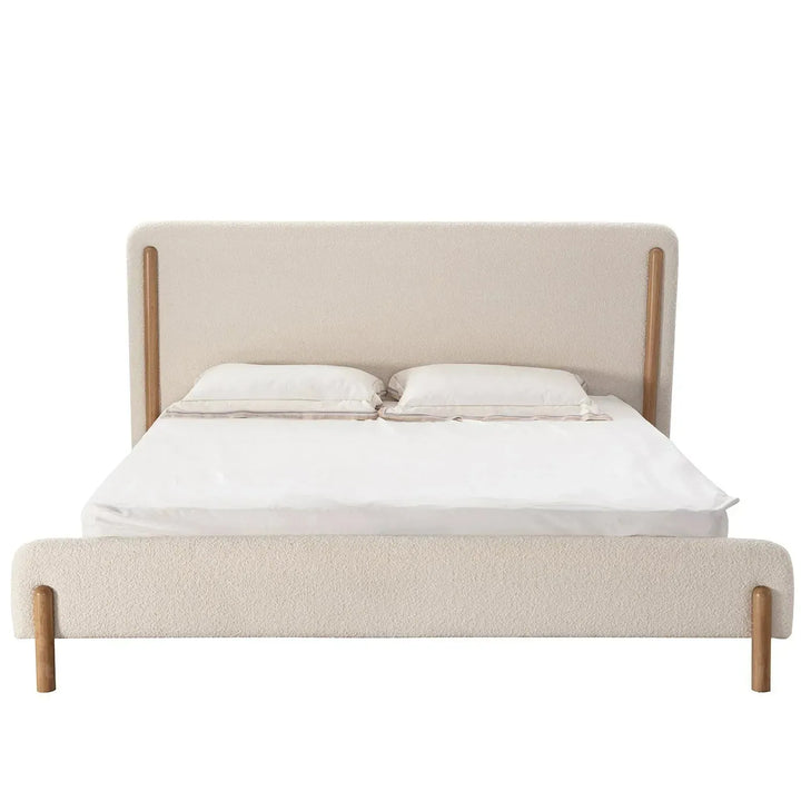 Scandinavian fabric bed snowfluff conceptual design.