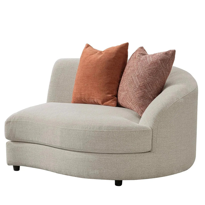 Cream fabric modular 4 seater sofa groove situational feels.
