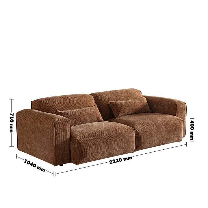 Modern corduroy velvet fabric modular 3 seater sofa opera size charts.