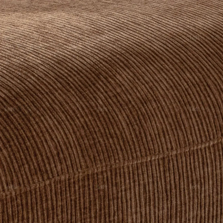 Modern corduroy velvet fabric modular 6 seater sofa opera conceptual design.