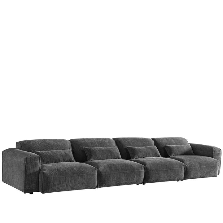 Modern corduroy velvet fabric modular 6 seater sofa opera detail 1.