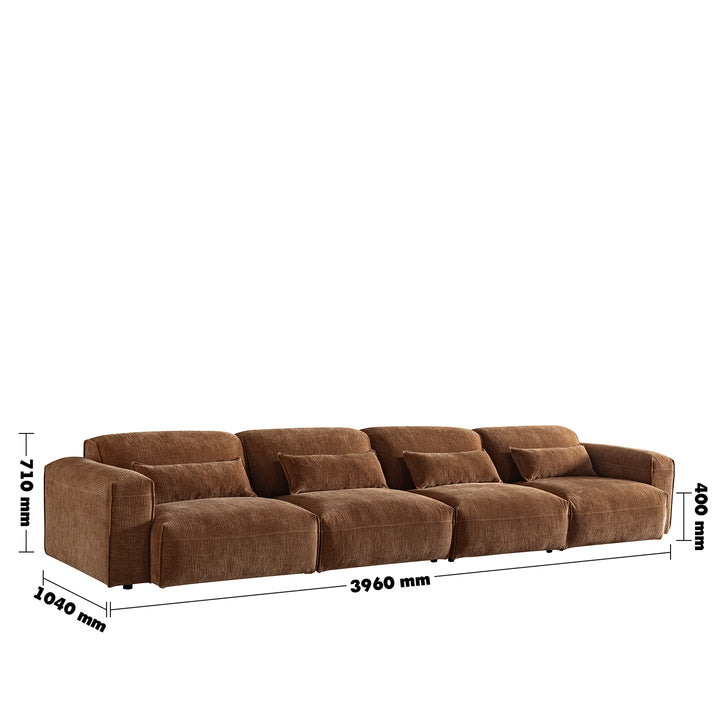 Modern corduroy velvet fabric modular 6 seater sofa opera size charts.