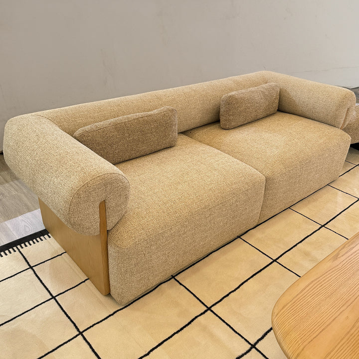 Scandinavian mixed weave fabric 2 seater sofa lange environmental situation.