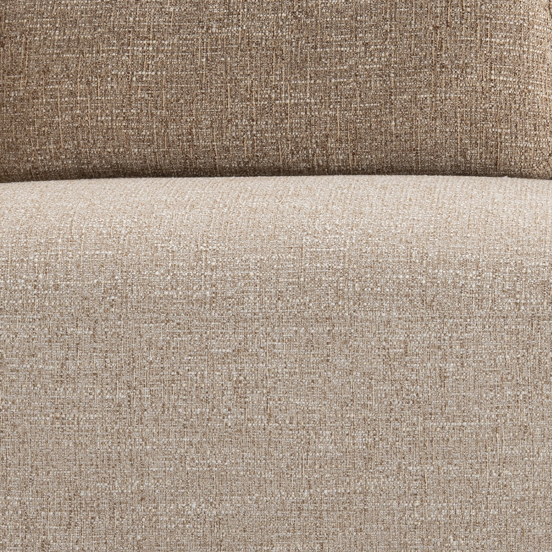 Scandinavian mixed weave fabric 2 seater sofa lange color swatches.