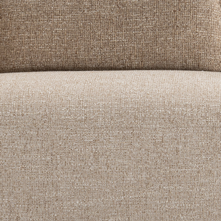 Scandinavian mixed weave fabric 2 seater sofa lange color swatches.