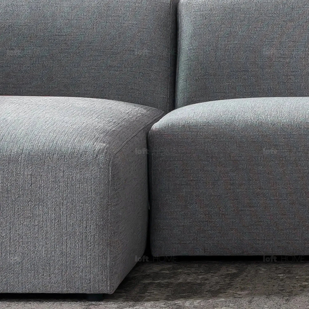 Minimalist mixed weave fabric l shape sectional sofa pavilion 3+l with context.