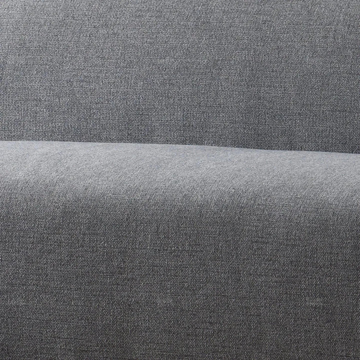 Minimalist mixed weave fabric l shape sectional sofa pavilion 3+l in details.