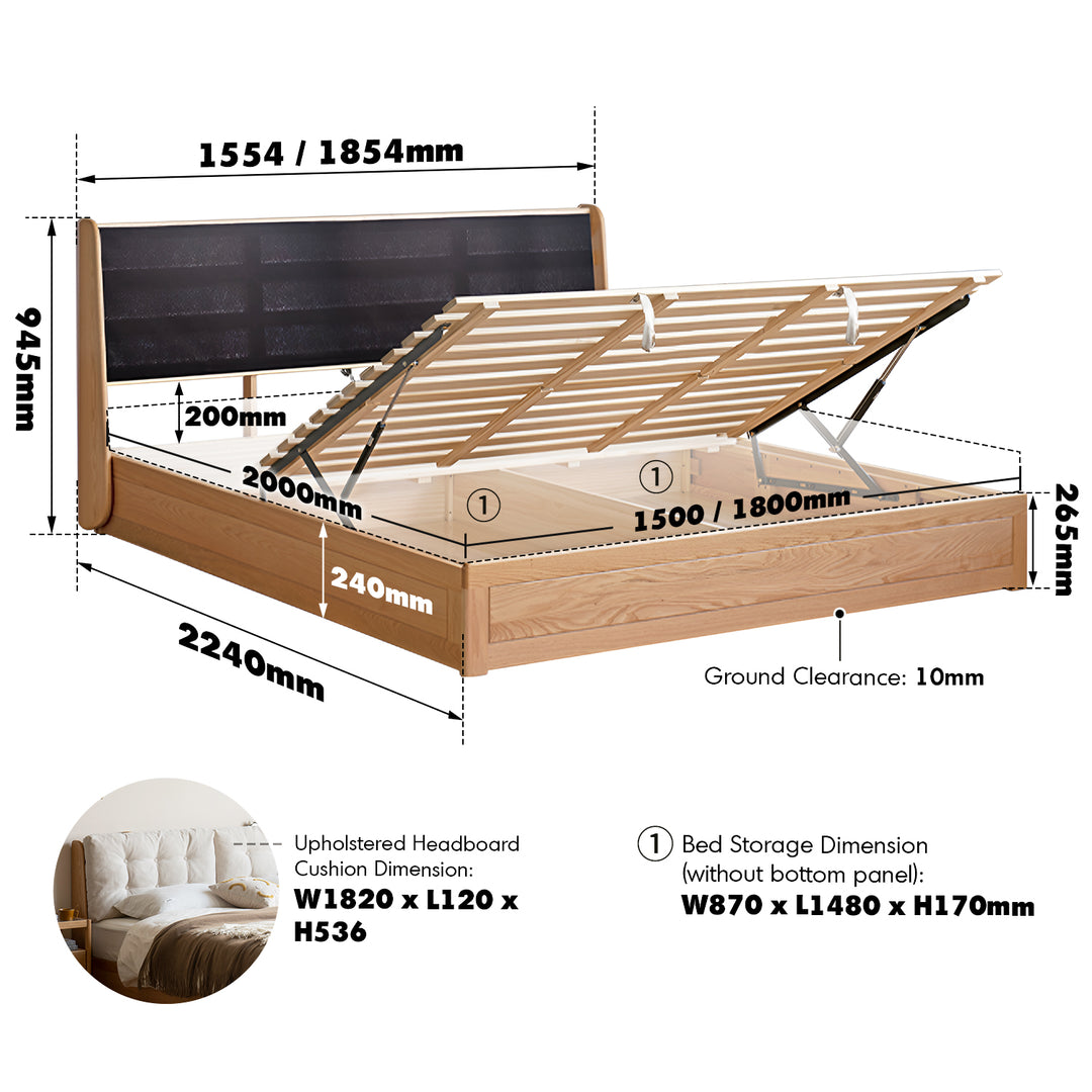 Scandinavian oak wood corduroy velvet fabric storage bed velure size charts.