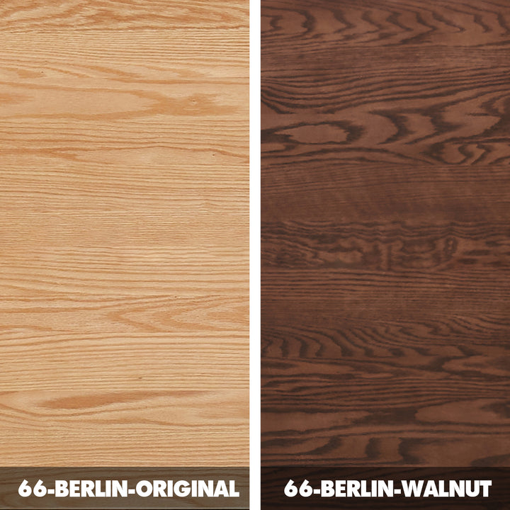 Scandinavian oak wood dining table berlin color swatches.