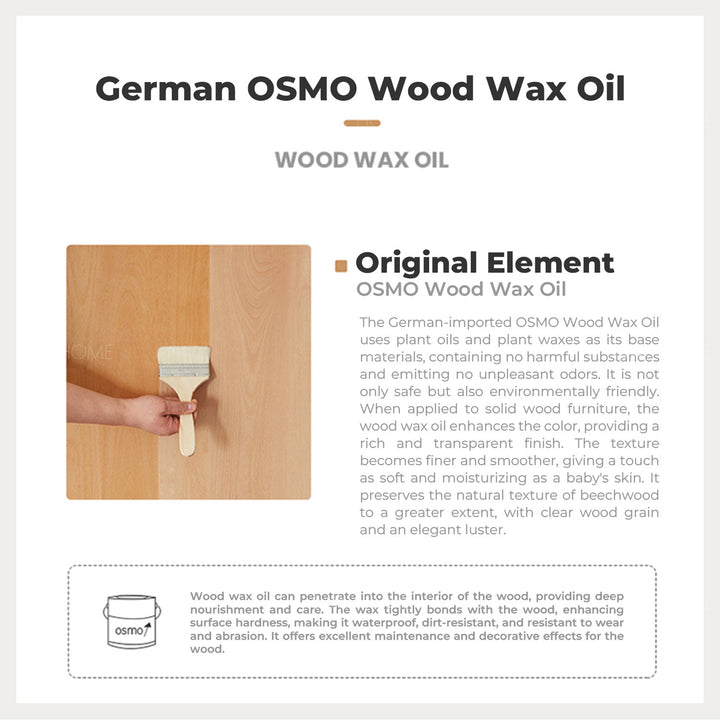 Scandinavian oak wood floating bed glide environmental situation.