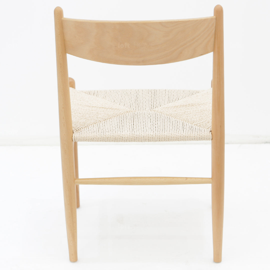 Scandinavian Wood Dining Chair DUNE Conceptual