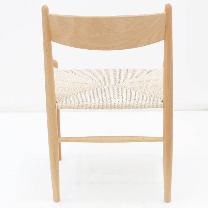 Scandinavian wood dining chair 2pcs set dune conceptual design.