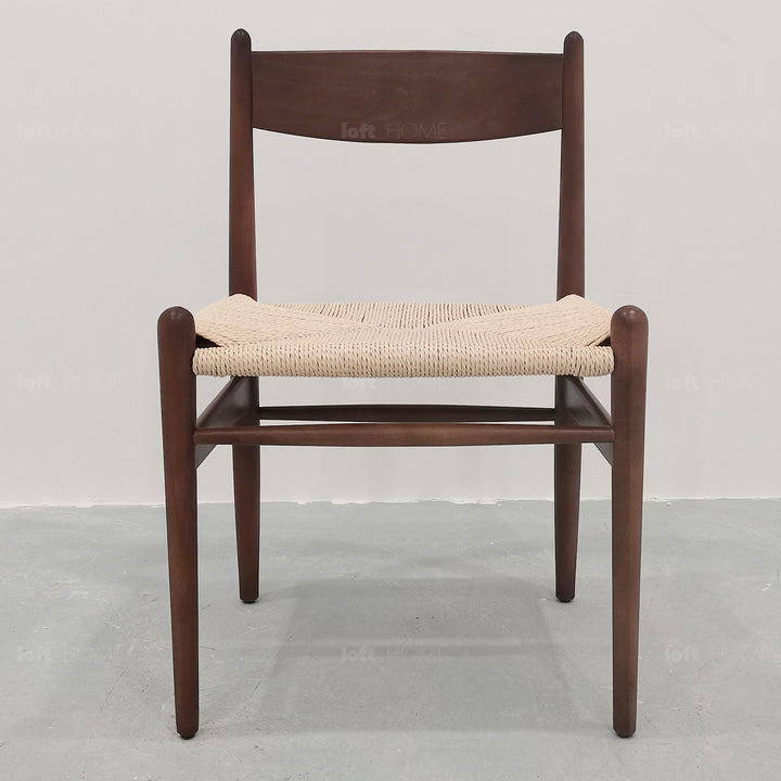 Scandinavian Wood Dining Chair DUNE Layered
