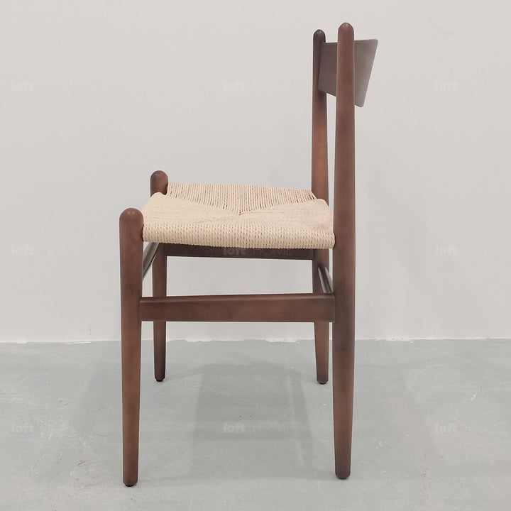 Scandinavian Wood Dining Chair DUNE Detail 1