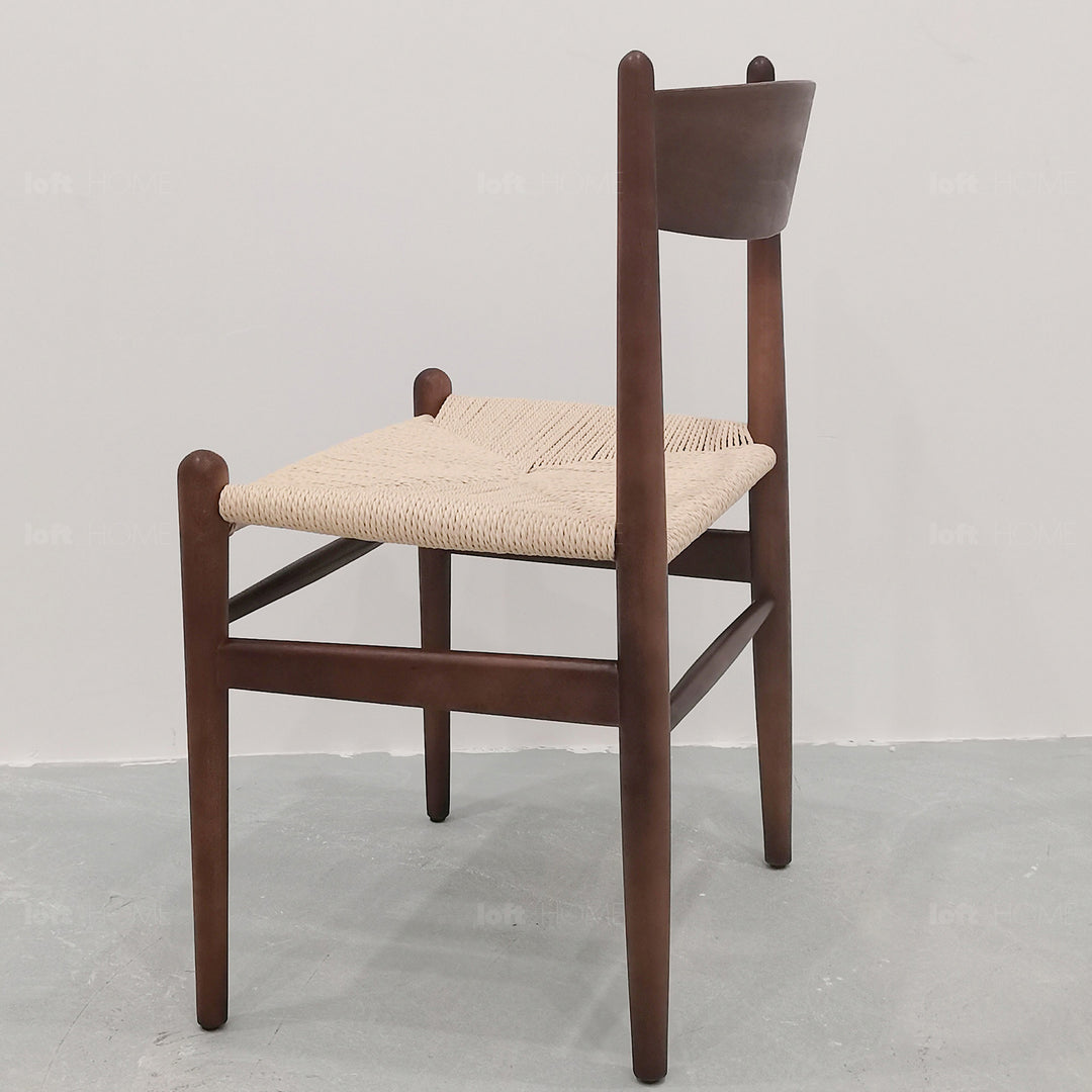 Scandinavian Wood Dining Chair DUNE Detail 2