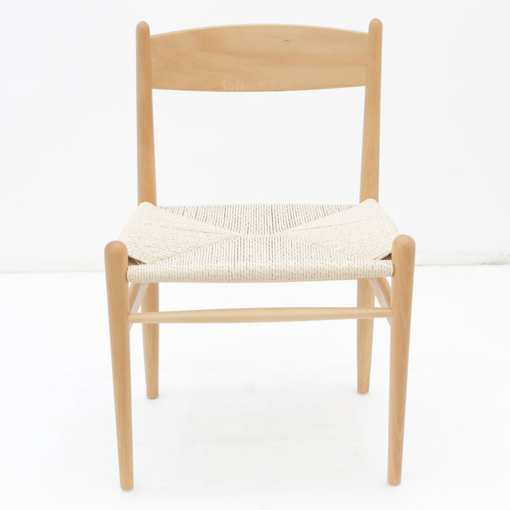 Scandinavian Wood Dining Chair DUNE Still Life