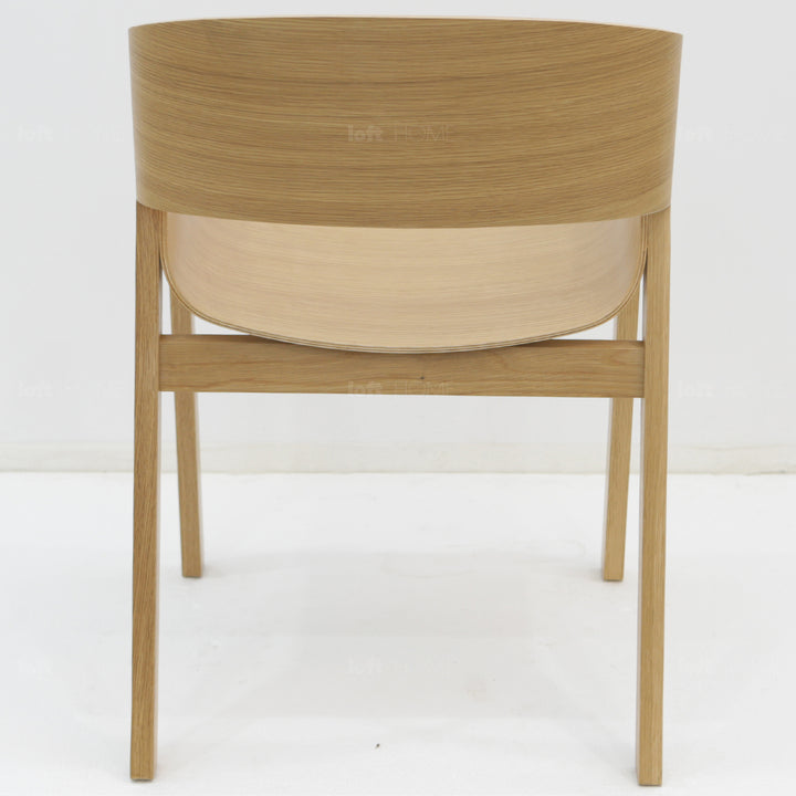 Scandinavian wood dining chair 2pcs set flair conceptual design.
