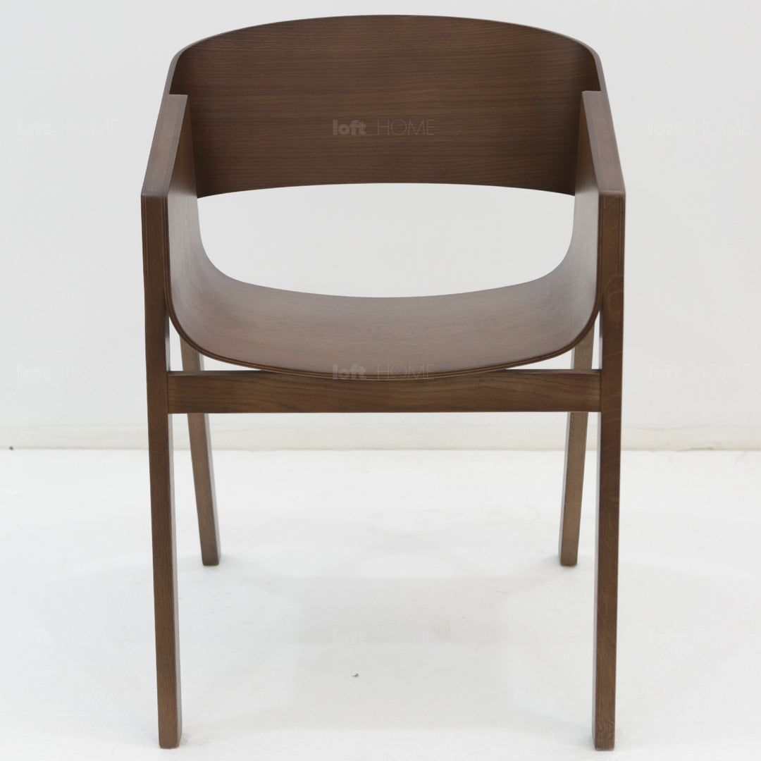 Scandinavian Wood Dining Chair FLAIR Layered