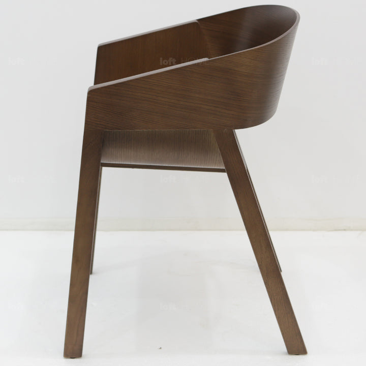 Scandinavian wood dining chair 2pcs set flair detail 1.