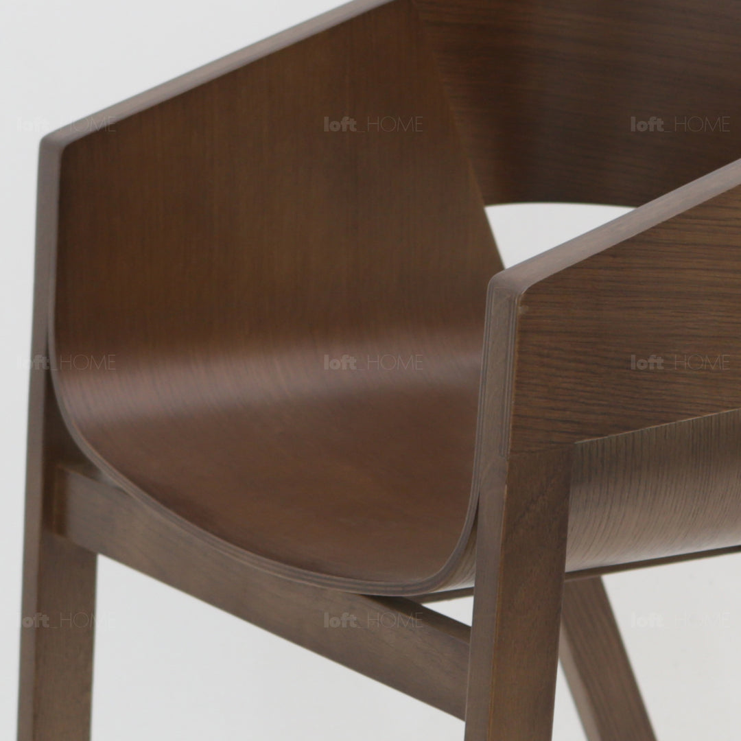 Scandinavian Wood Dining Chair FLAIR Detail 3