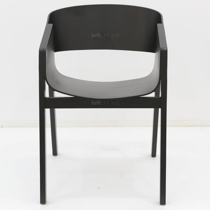 Scandinavian Wood Dining Chair FLAIR In-context