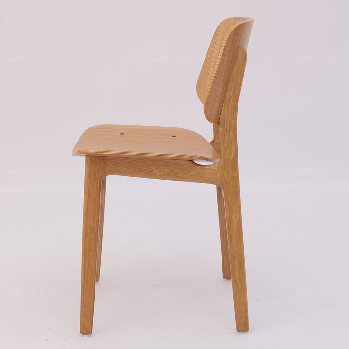 Scandinavian Wood Dining Chair HORIZON Detail 1