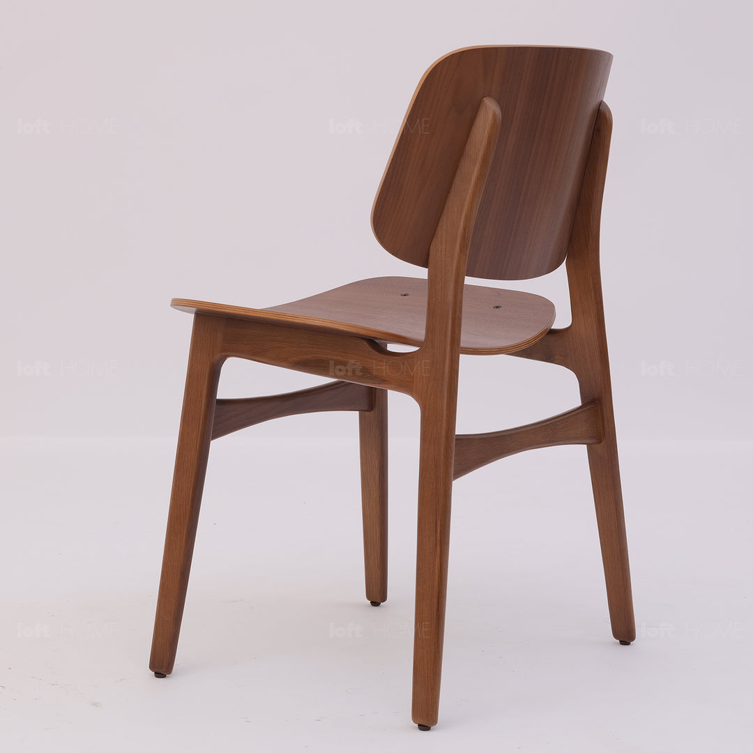Scandinavian Wood Dining Chair HORIZON Detail 8