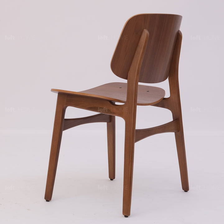 Scandinavian wood dining chair 2pcs set horizon detail 8.