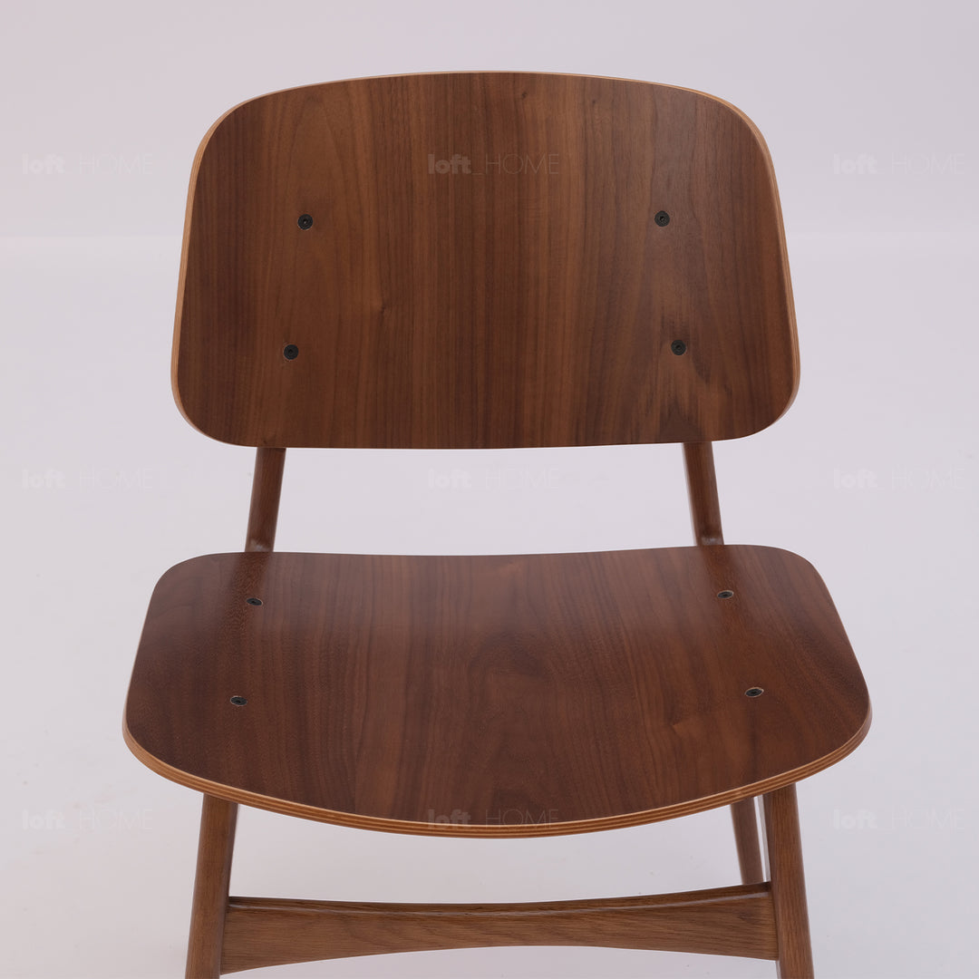 Scandinavian Wood Dining Chair HORIZON Detail 10