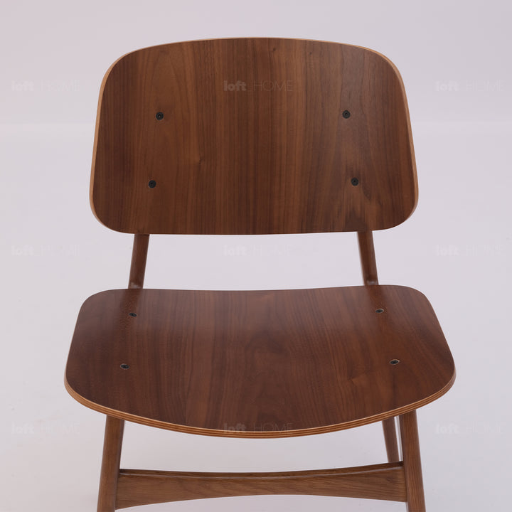 Scandinavian wood dining chair 2pcs set horizon detail 10.