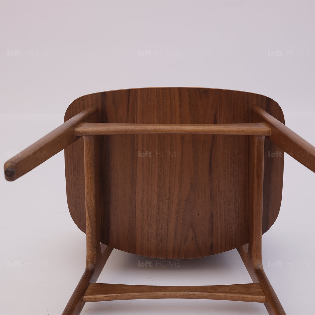 Scandinavian wood dining chair 2pcs set horizon detail 11.