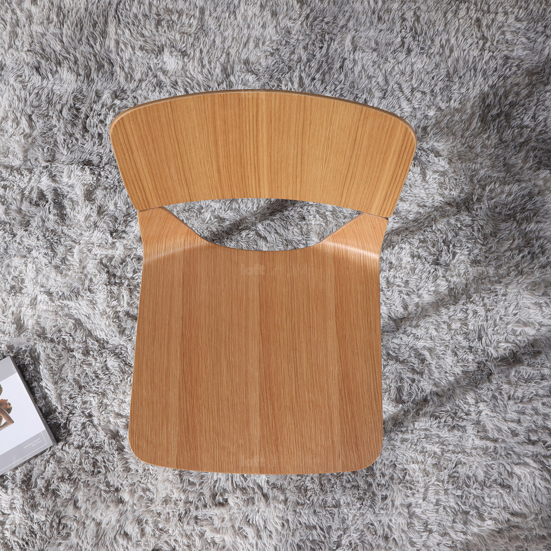 Scandinavian Wood Dining Chair KISMET Detail 8