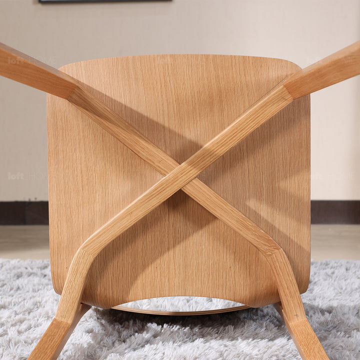 Scandinavian Wood Dining Chair KISMET Detail 12