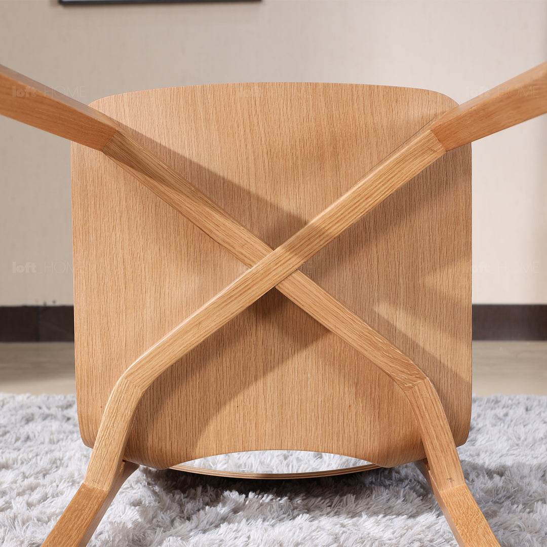 Scandinavian wood dining chair 2pcs set kismet detail 12.