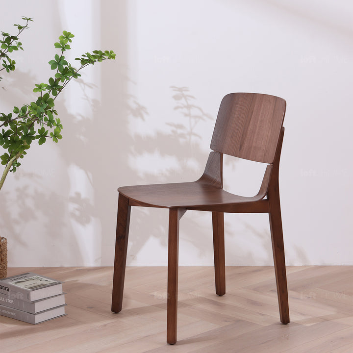 Scandinavian Wood Dining Chair KISMET Detail 14