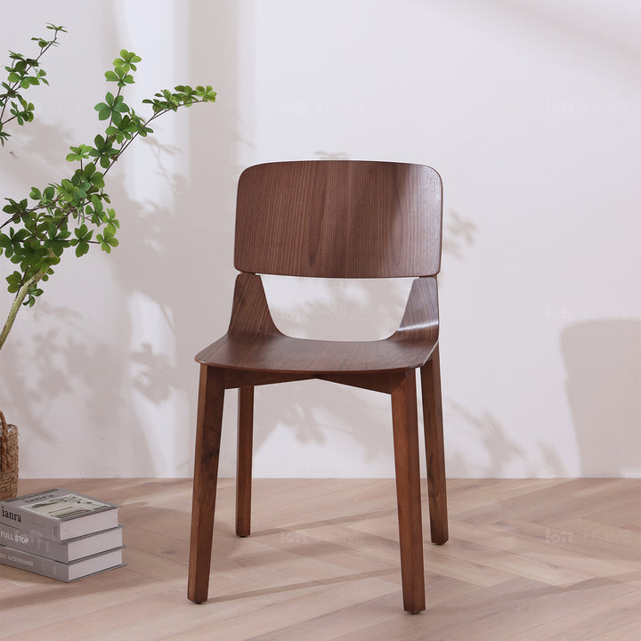 Scandinavian Wood Dining Chair KISMET Detail 15