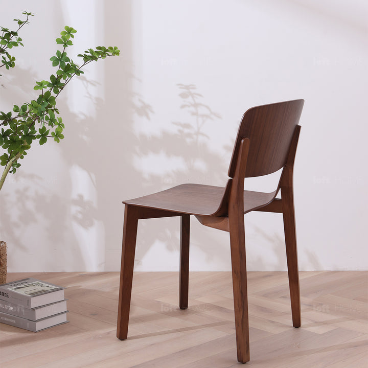 Scandinavian Wood Dining Chair KISMET Detail 16